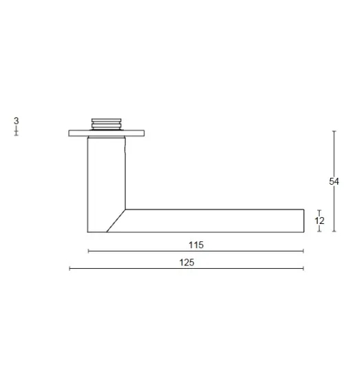 Poignée Formani ARC sur plaque | MillaPoignees
