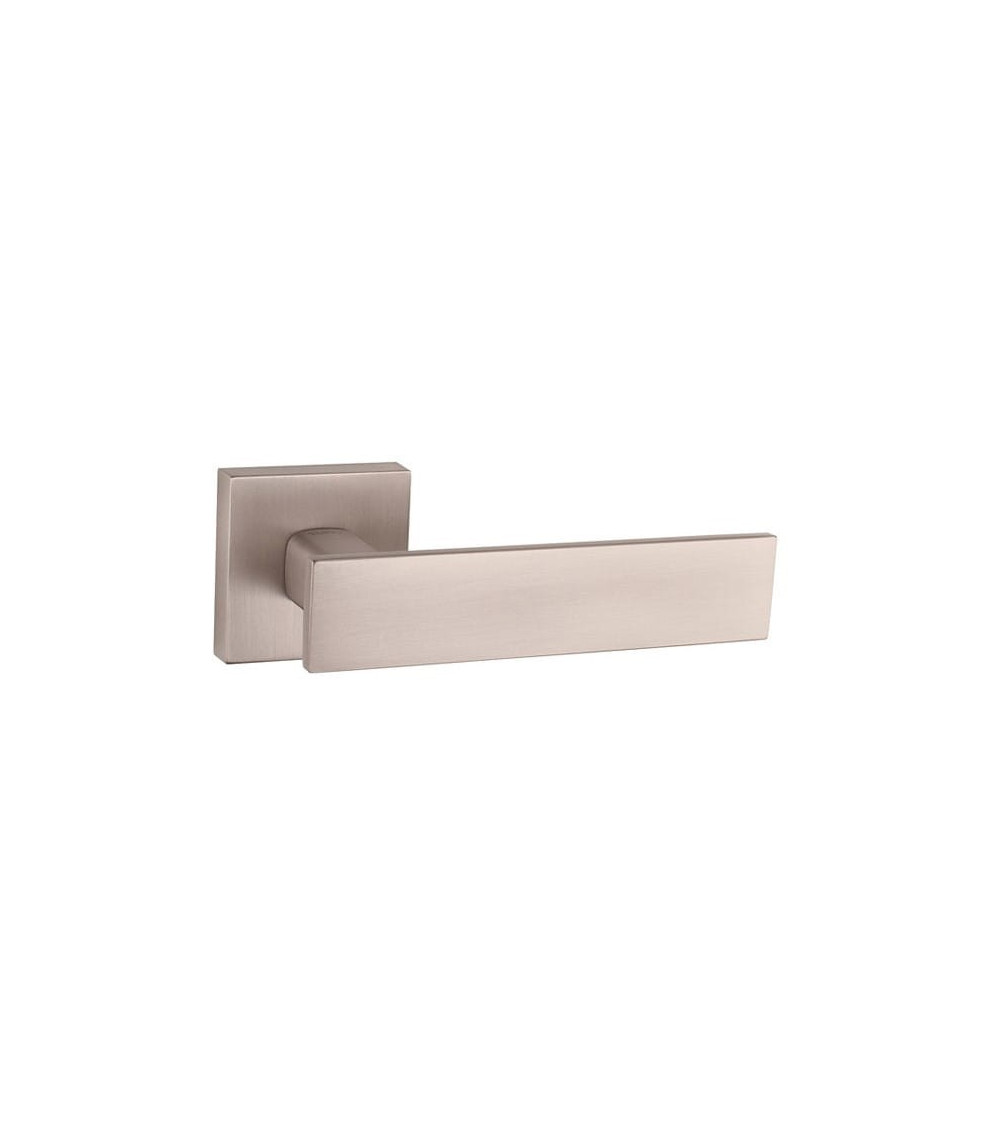 square door handle available in gun-metal finish
