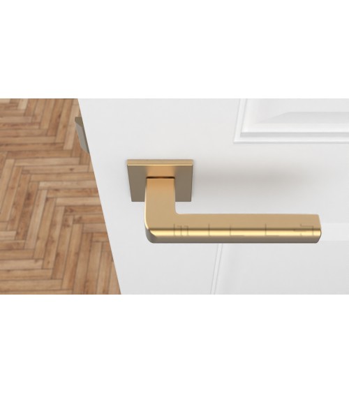 Poignée de porte or mate SALICE quincaillerie design