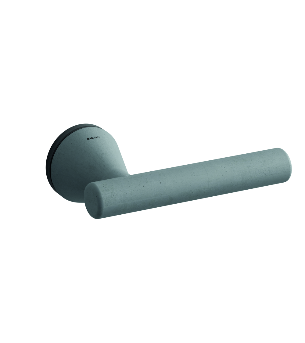 modern door handle in gun metal colour sold by Milla Poignées