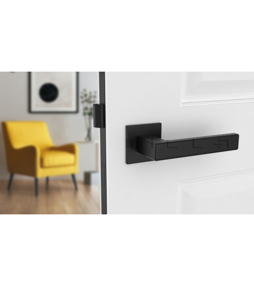 Poignée de porte perle noire TILLIA porte intérieure design