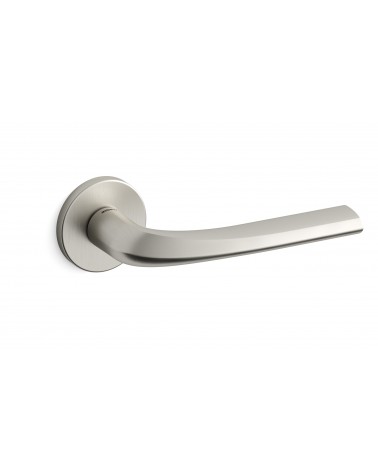 Poignée de porte nickel satiné Mandelli Filo poignée design