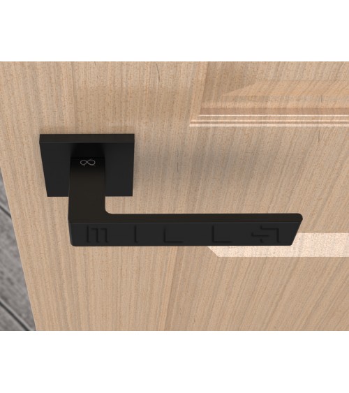 Poignée de porte noire Apollo poignée design