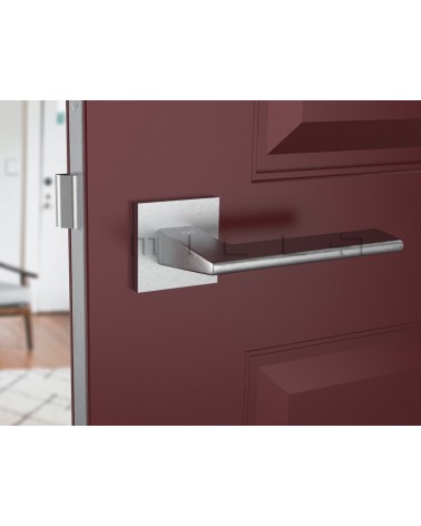 Poignée de porte chrome brossé Shark