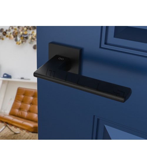 Poignée de porte noire Shark -  poignée design