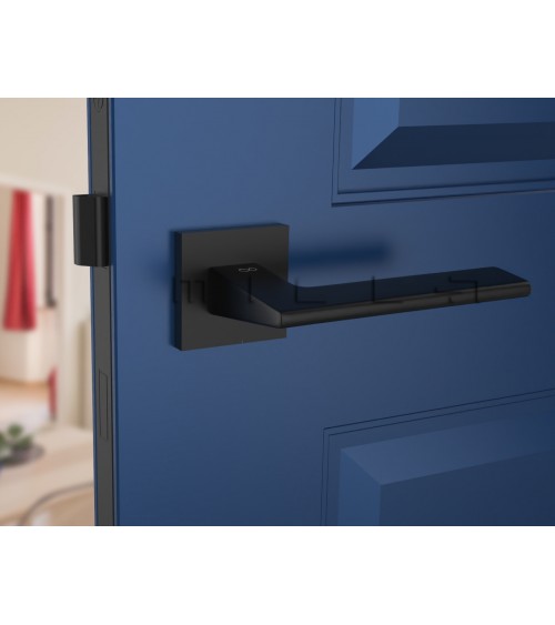 Poignée de porte noire Shark -  poignée design