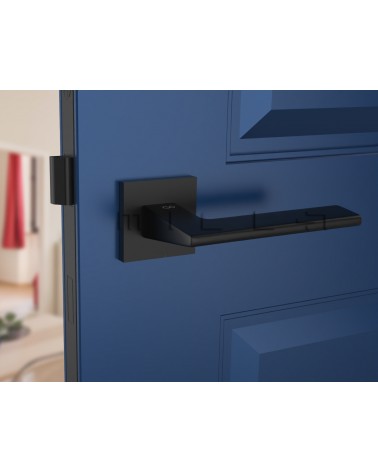 Poignée de porte noire Shark -  poignée design