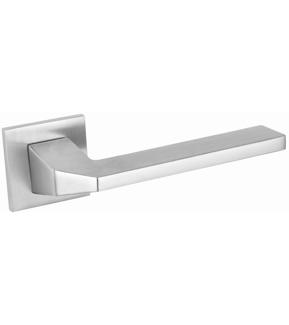 Poignée de porte chrome satiné ETNA quincaillerie design