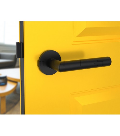 Poignée de Porte noire Line Ronda Ronde -  poignée design