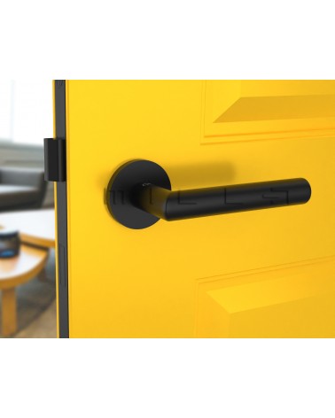Poignée de Porte noire Line Ronda Ronde -  poignée design