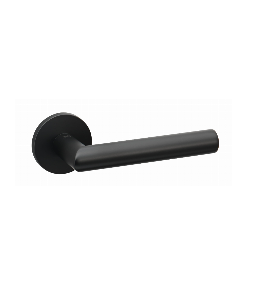 Poignée de Porte noire Line Ronda Ronde -  poignée design
