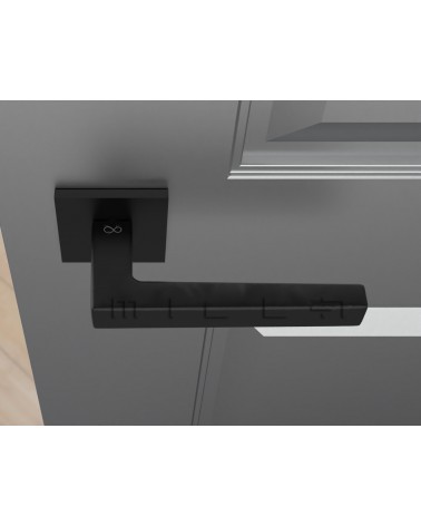 Poignée de Porte noire Line STELLA Q -  poignée design