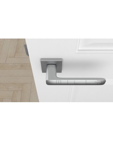 Poignée de Porte Chrome brossé Line STELLA Q -  poignée design