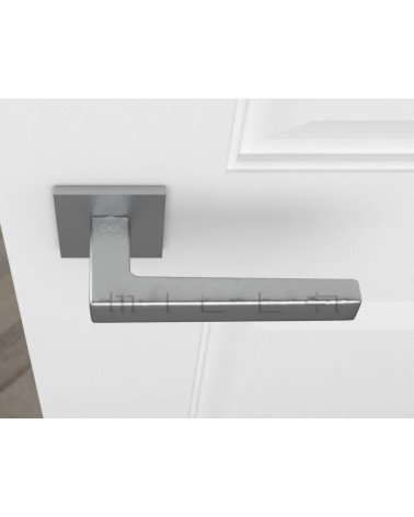 Poignée de Porte Chrome brossé Line STELLA Q -  poignée design