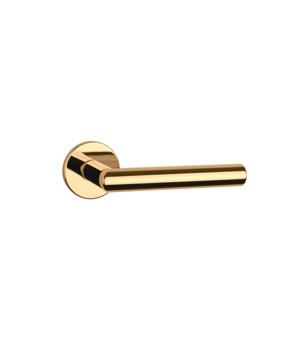 Poignée de porte sur plaque ronde ARABIS poignée design couleur 4