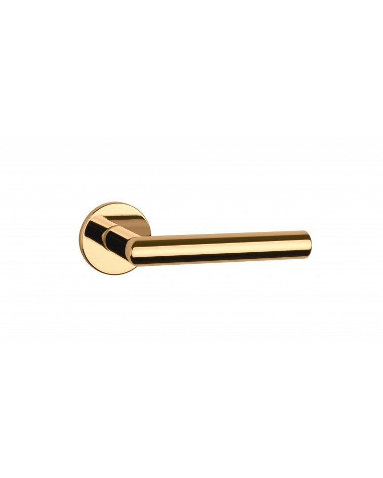 Poignée de porte sur plaque ronde ARABIS poignée design couleur 4