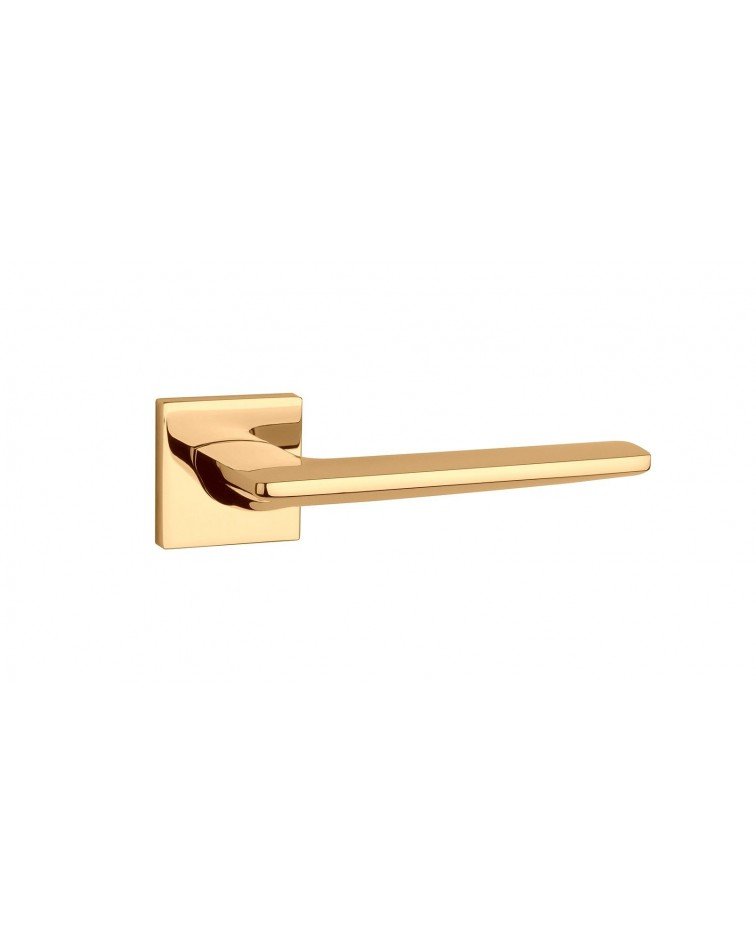 Poignée de porte sur plaque carrée LUNARIA poignée design couleur 3