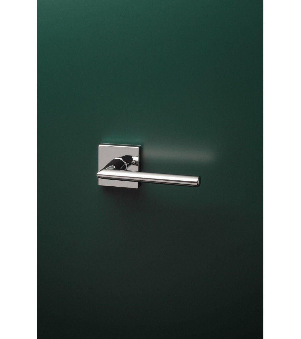 Poignée de porte sur plaque carrée PRIMULA poignée design couleur 2