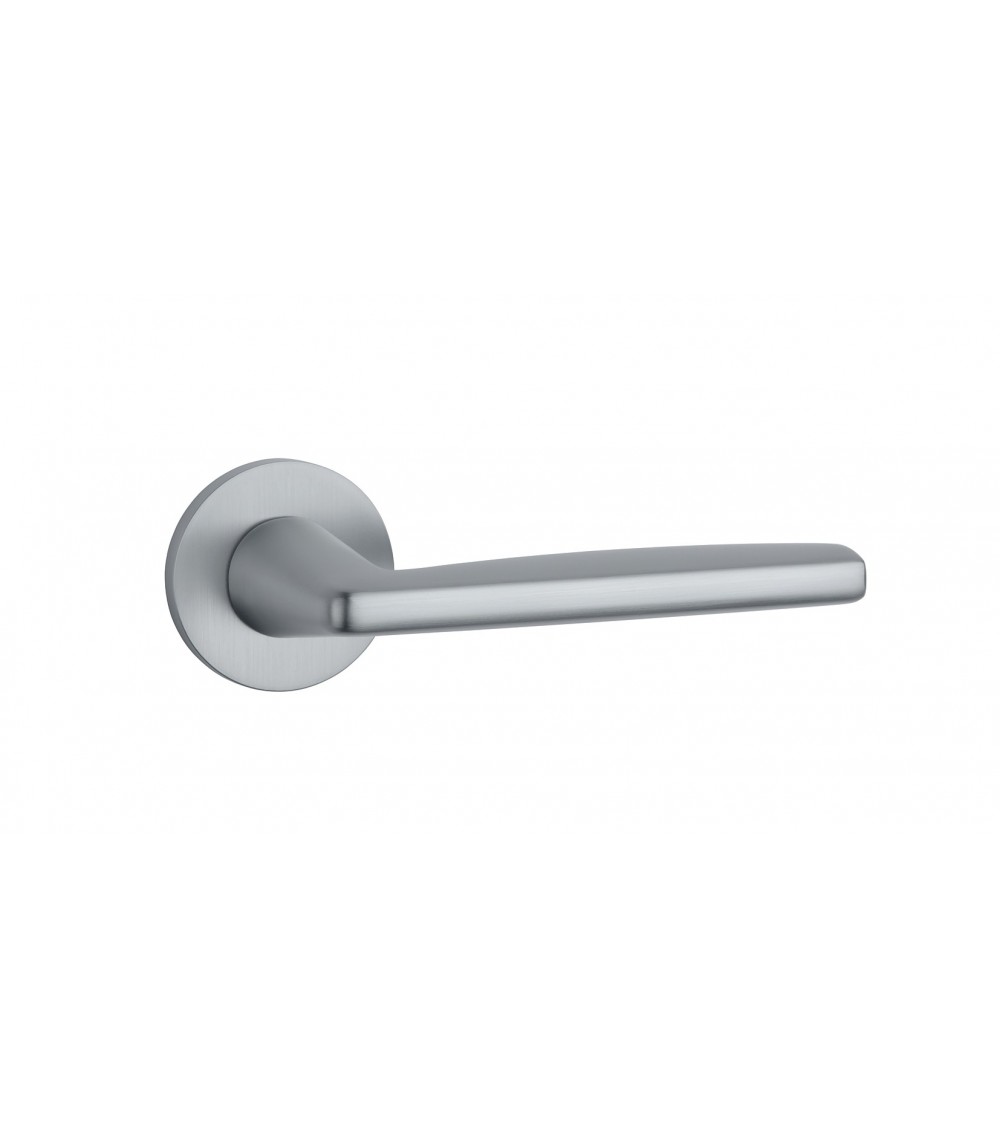 Poignée de porte sur plaque ronde LUNA poignée design couleur 3