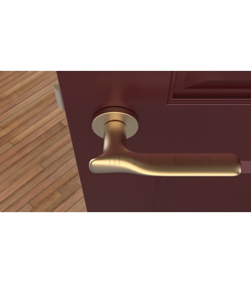 Poignée de porte en zamak ORCHIDE poignée design couleur 3