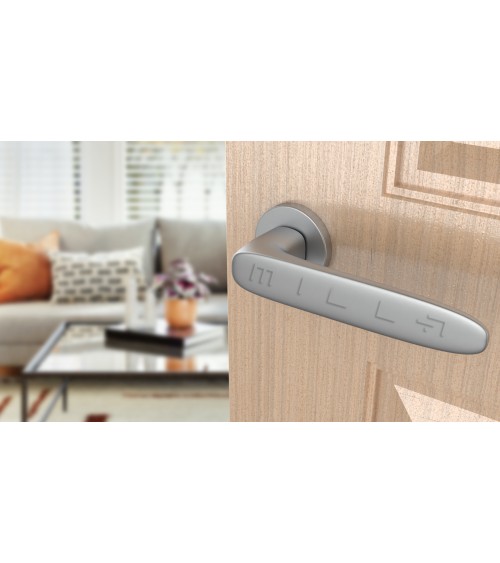 Poignée de porte en zamak ROSA poignée design couleur 1