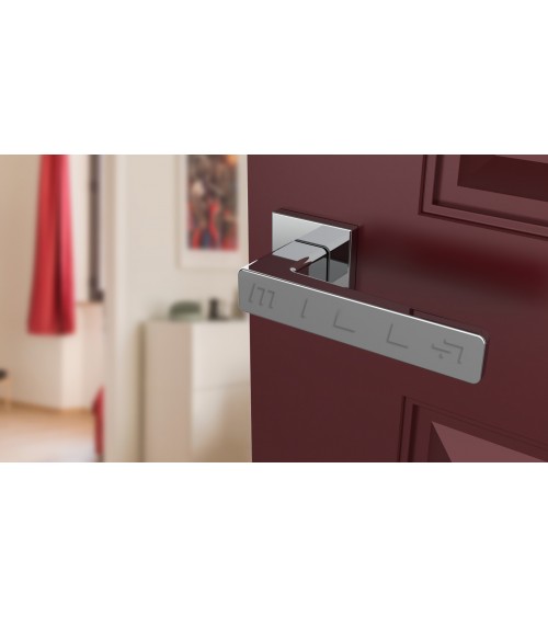 Poignée de porte en zamak ERICA quincaillerie design couleur 1