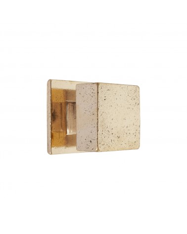 Bouton de porte extérieur bronze PQ65 - FIXE -  poignée design