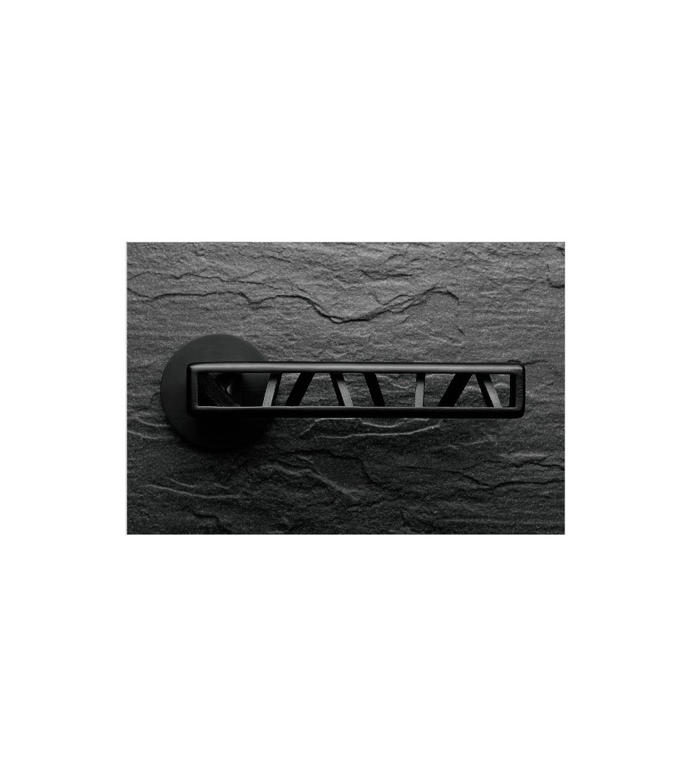 Poignée de porte ORIGINALE sur plaque ronde Squelette -  poignée design