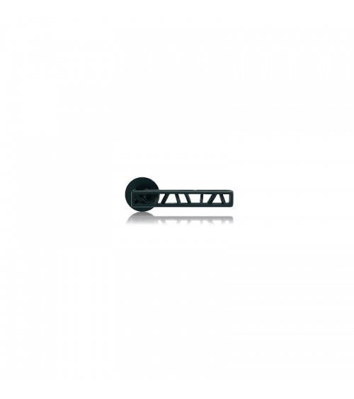 Poignée de porte ORIGINALE sur plaque ronde Squelette -  poignée design