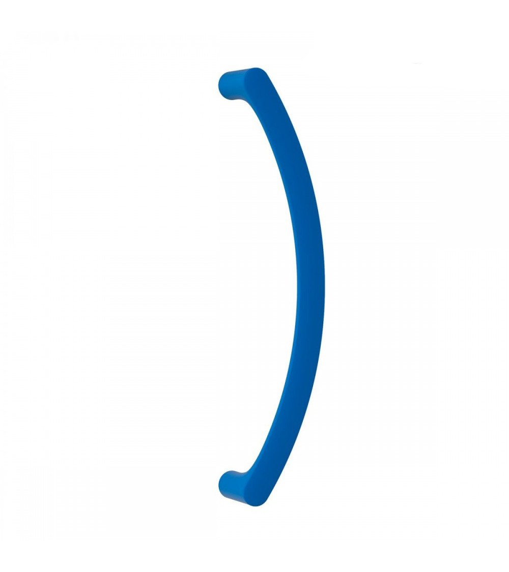 Poignée bâton de maréchal, poignée de tirage de couleur Bleu Capri Moon One -  poignée design