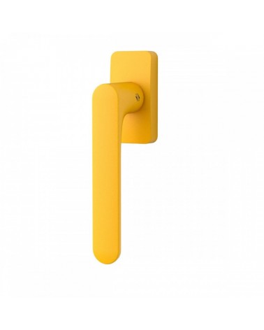 Poignée de fenêtre de couleur Jaune Citron - Moon One Carrée -  poignée design