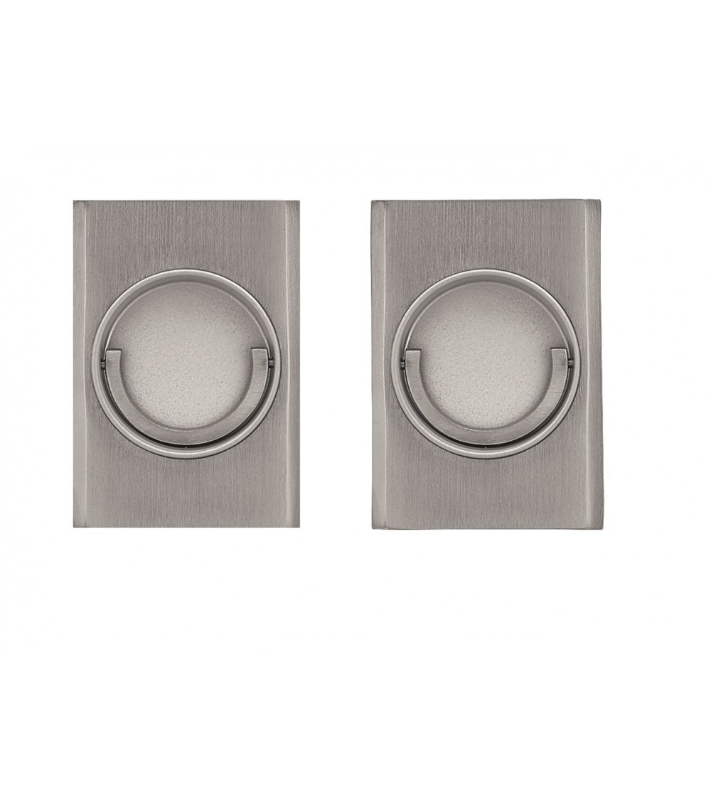 sliding door handle in satin nickel finish will add a chic and industrial touch to your room