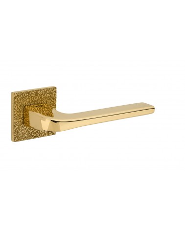Poignée de porte au style texturé TUPAI 4007-T3 poignée design couleur or poli