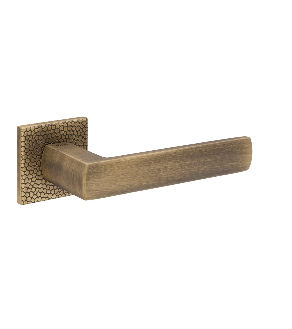 Poignée de porte texturée TUPAI 4161-T1 avec des stries poignée design couleur bronze