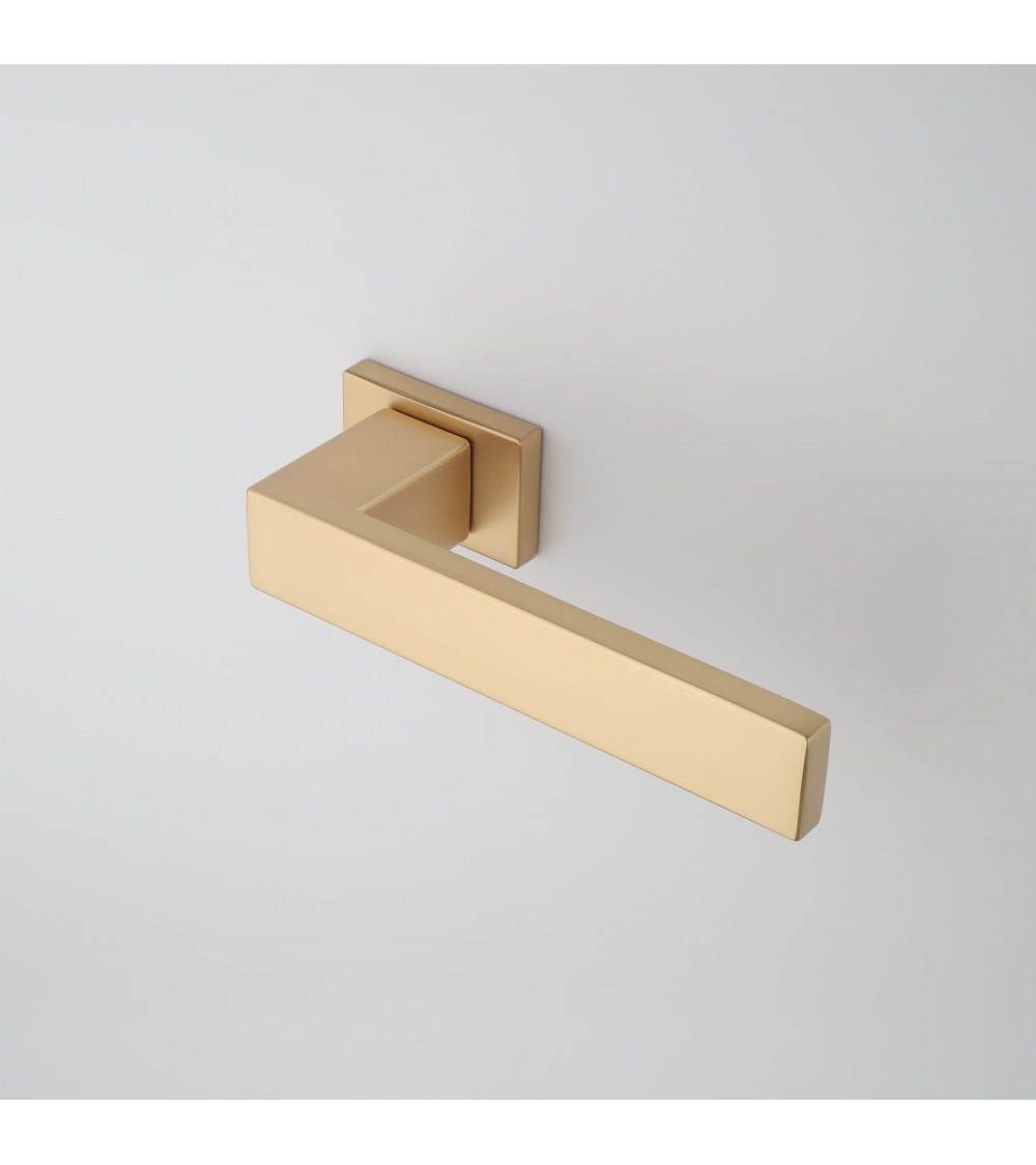 The magnificent colour of this door handle is matt gold - durable and beautiful