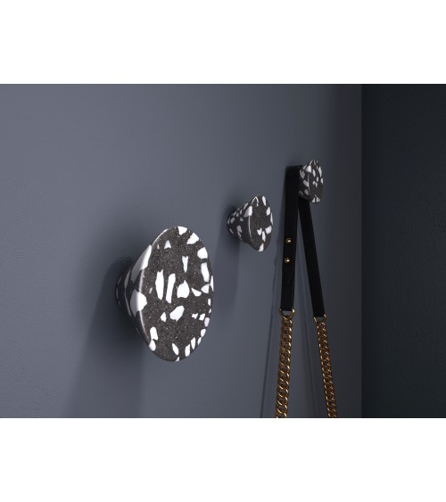 Bouton de meuble en ciment - Urbi & Orbi Demenico Rocks Cône -  poignée design