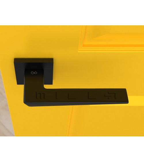 Poignée de porte noire VEGA -  poignée design