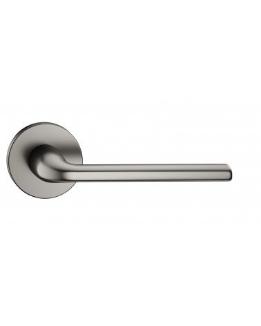 Poignée de porte graphite Scandi slim quincaillerie design vue de face