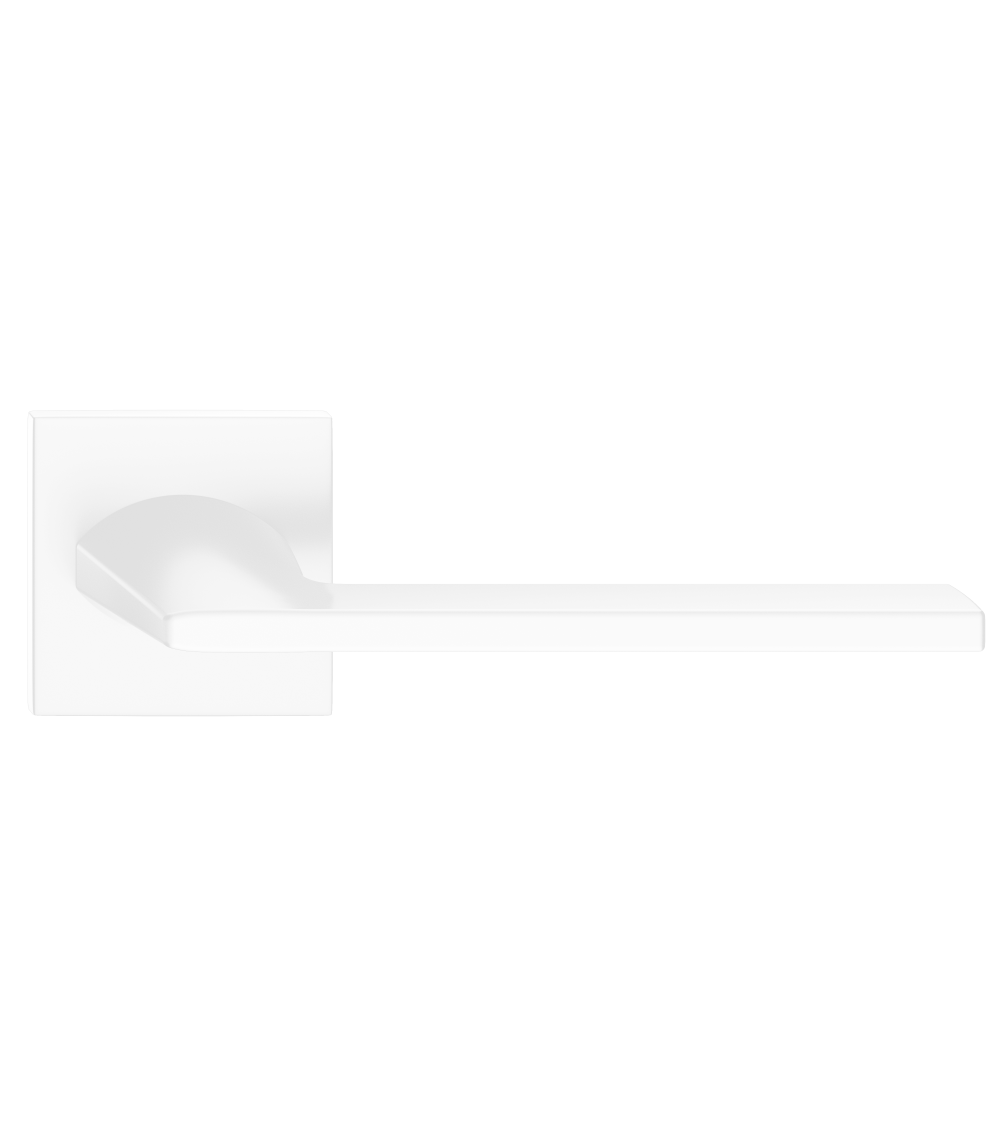 modern interior handle in an original white finish