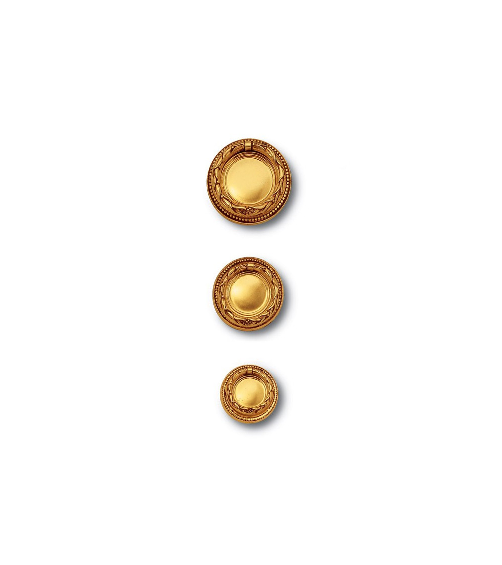 Bouton de meuble rond en laiton Salice Paolo - 024B -  poignée design