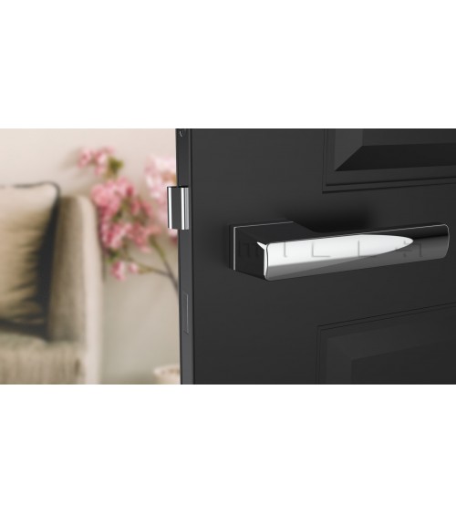 Poignée de porte chrome poli BRISA poignée design