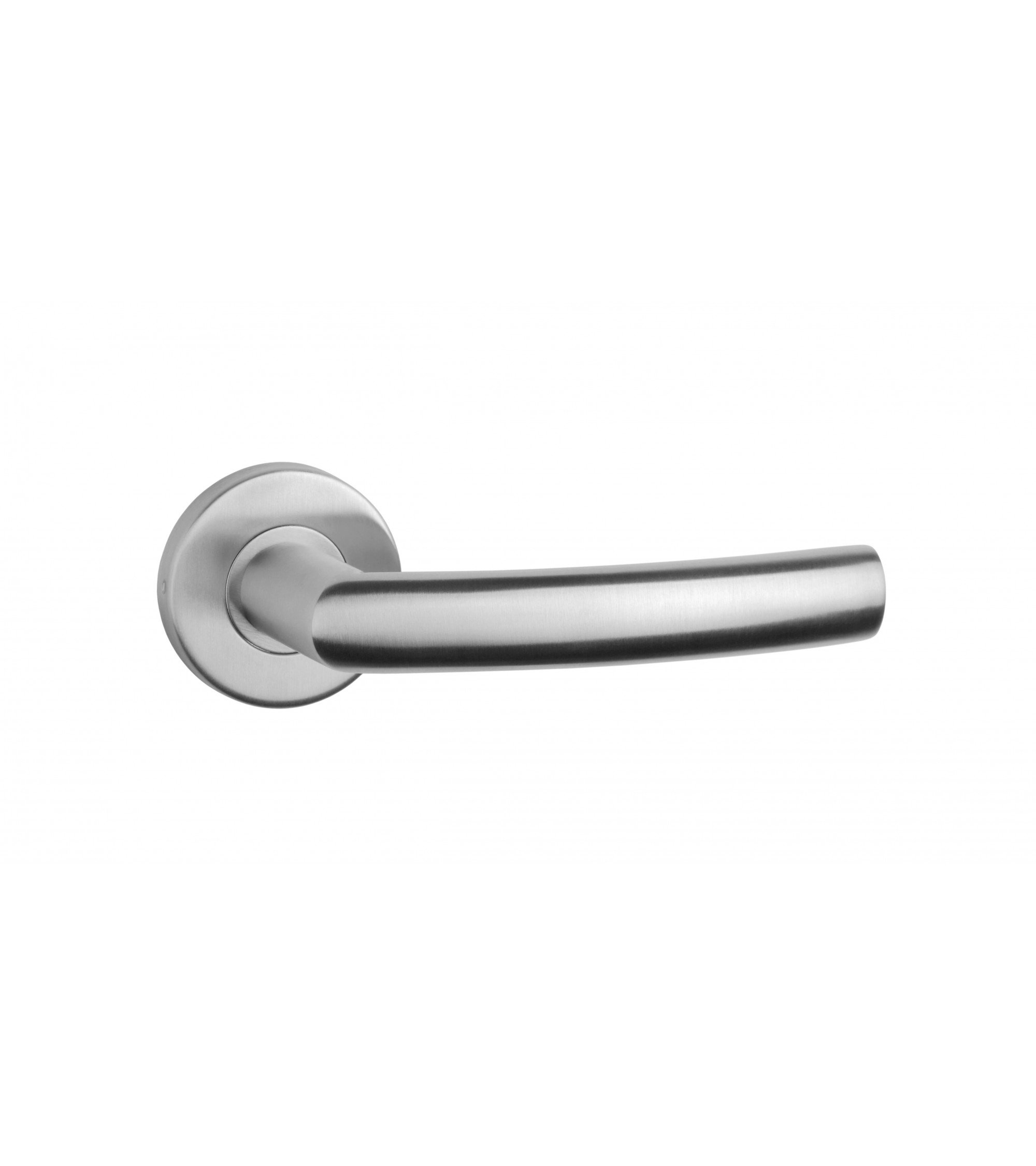 Poignée de porte couleur inox OVAL 1706 quincaillerie design