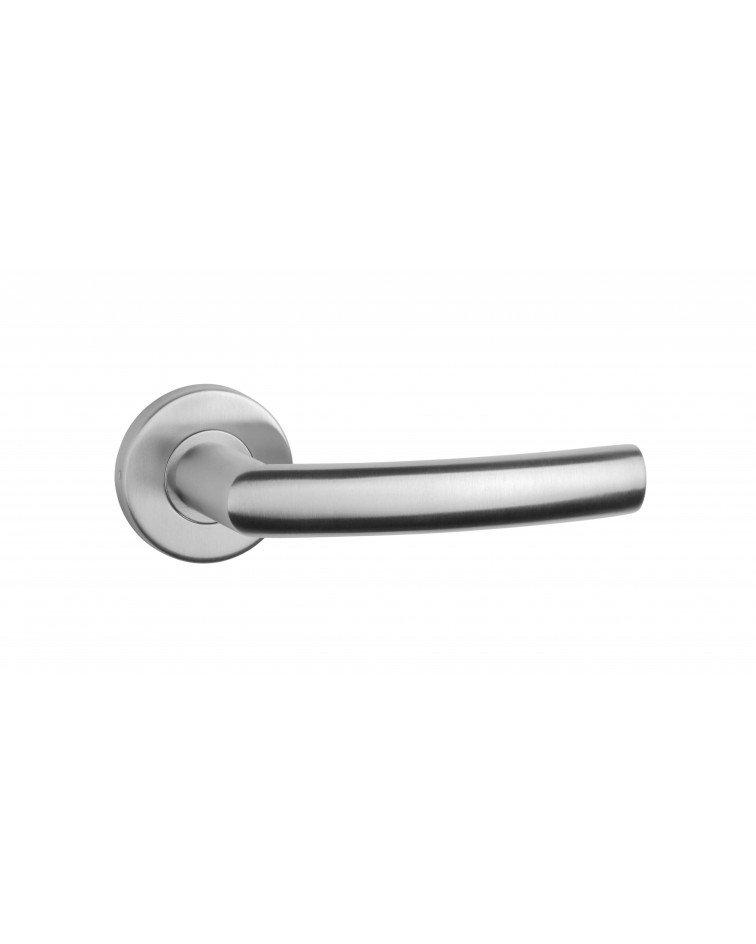 Poignée de porte couleur inox OVAL 1706 quincaillerie design