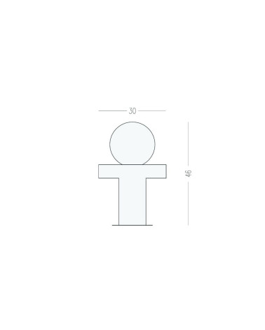 Bouton de meuble POLA avec légende