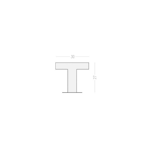 Bouton de meuble noire NENA M poignée design