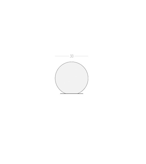 Bouton de meuble cuivre ODETE M poignée design
