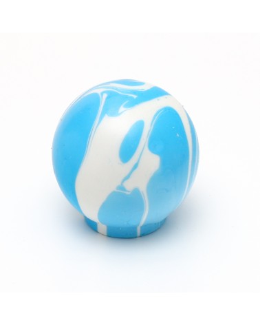 Bouton de meuble en bois de Hêtre Bleu Azur -  poignée design