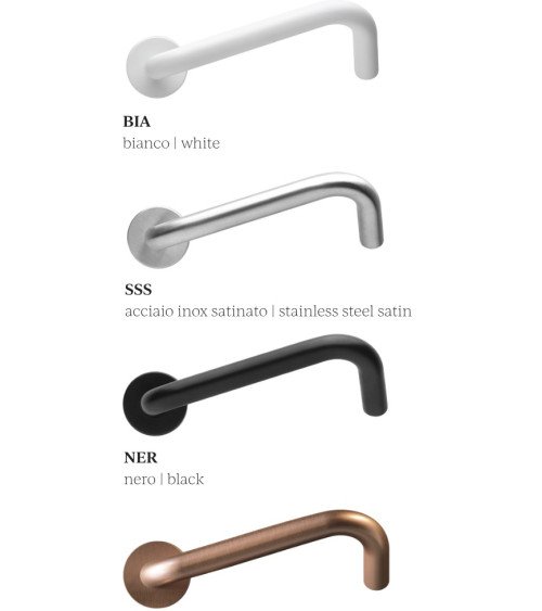 Poignées de Porte Blanches pour PMR model NoHand -  poignée design