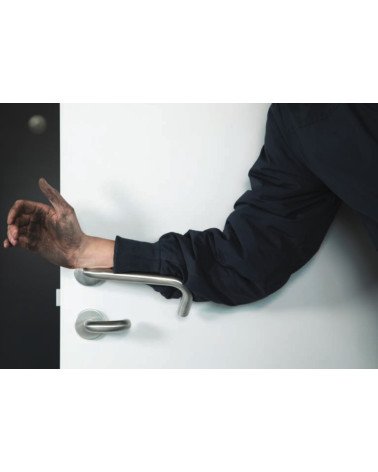 Poignées de Porte Blanches pour PMR model NoHand -  poignée design