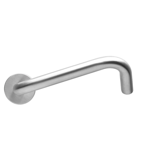Poignées de Porte PMR Haut de Gamme en Inox Brossé - model NoHand -  poignée design